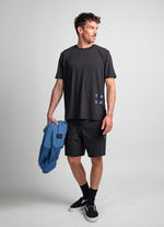 Tee DT Explore SS unisex - 900 black - 44/XXS