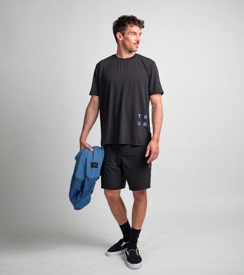 Tee DT Explore SS unisex - 900 black - 44/XXS