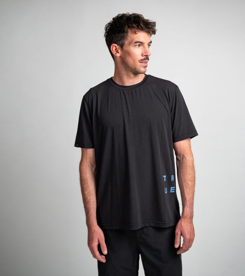 Tee DT Explore SS unisex - 900 black - 44/XXS