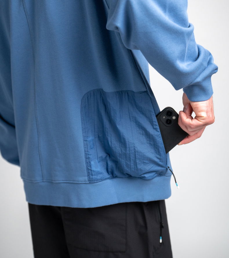 Sweater DT Explore unisex - 731 blue-horizon - 44/XXS