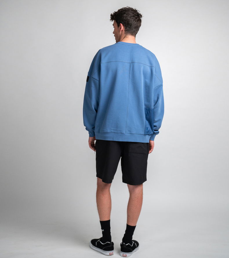 Sweater DT Explore unisex - 731 blue-horizon - 44/XXS