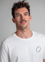 Tee SS True Beach men - 100 peak-white - 48/S