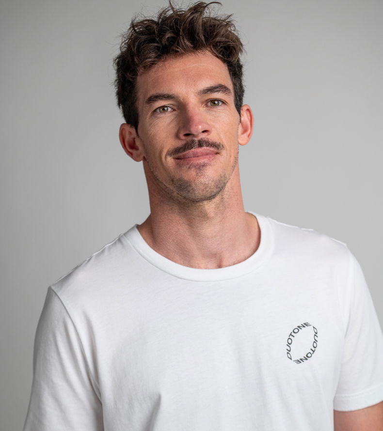 Tee SS True Beach men - 100 peak-white - 48/S