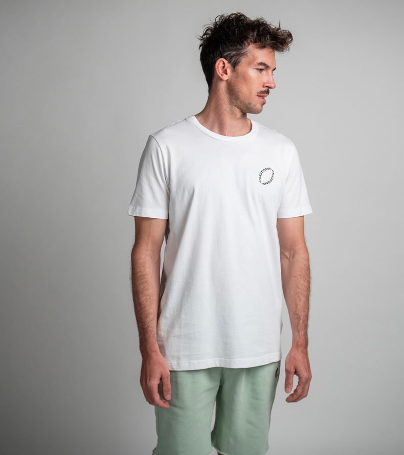 Tee SS True Beach men - 100 peak-white - 48/S