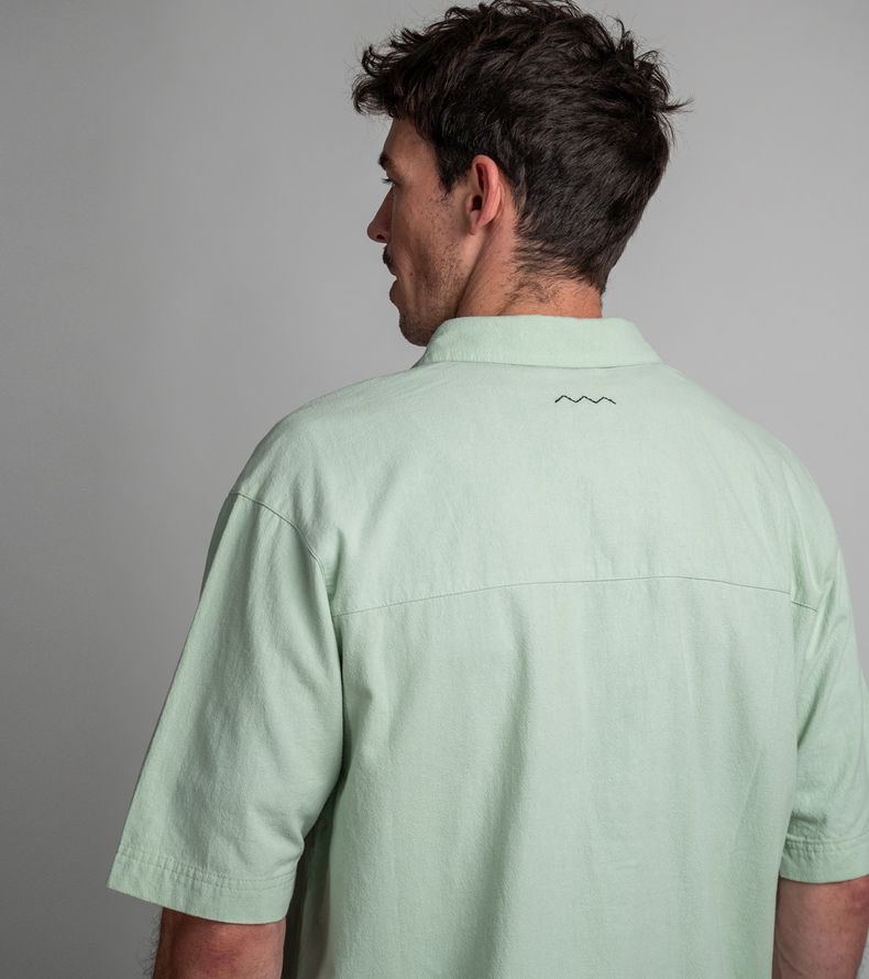 Shirt SS True unisex - 617 sage - 44/XXS