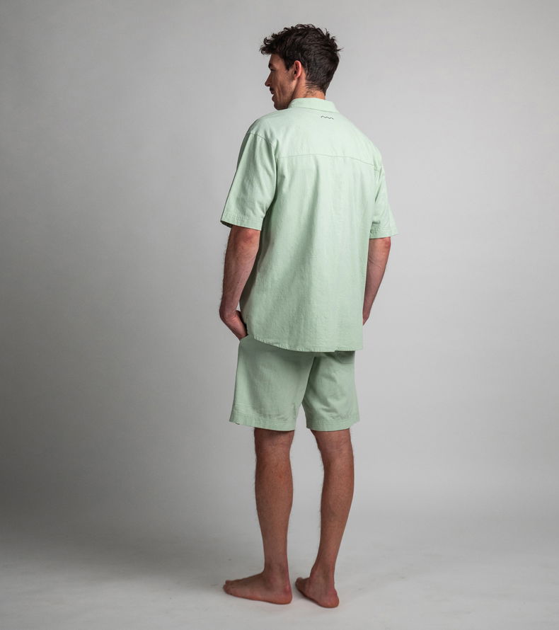 Shirt SS True unisex - 617 sage - 44/XXS