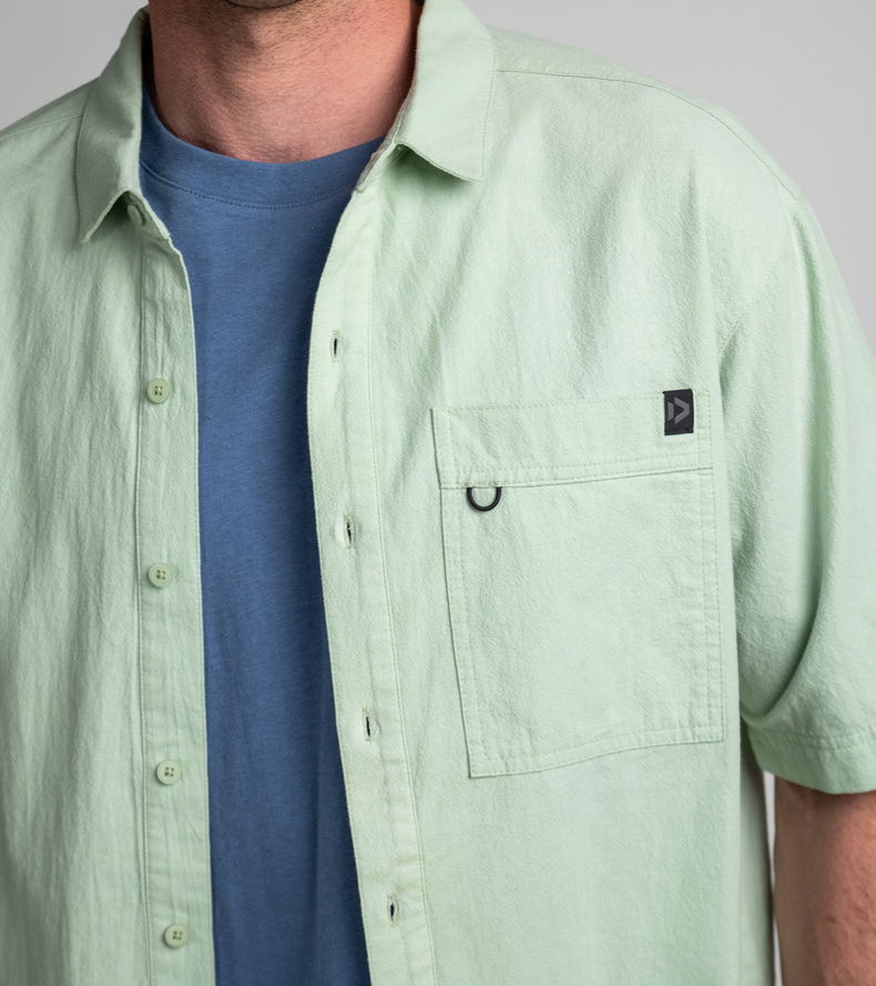Shirt SS True unisex - 617 sage - 44/XXS