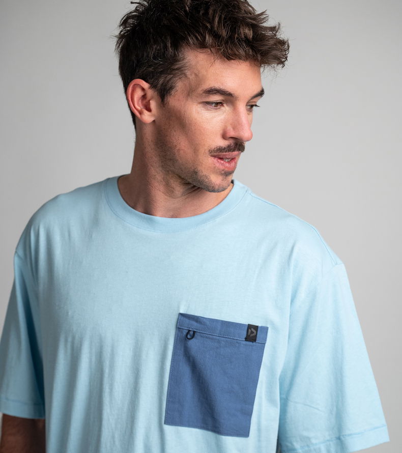 T-Shirt True men - 729 sky-blue - 48/S