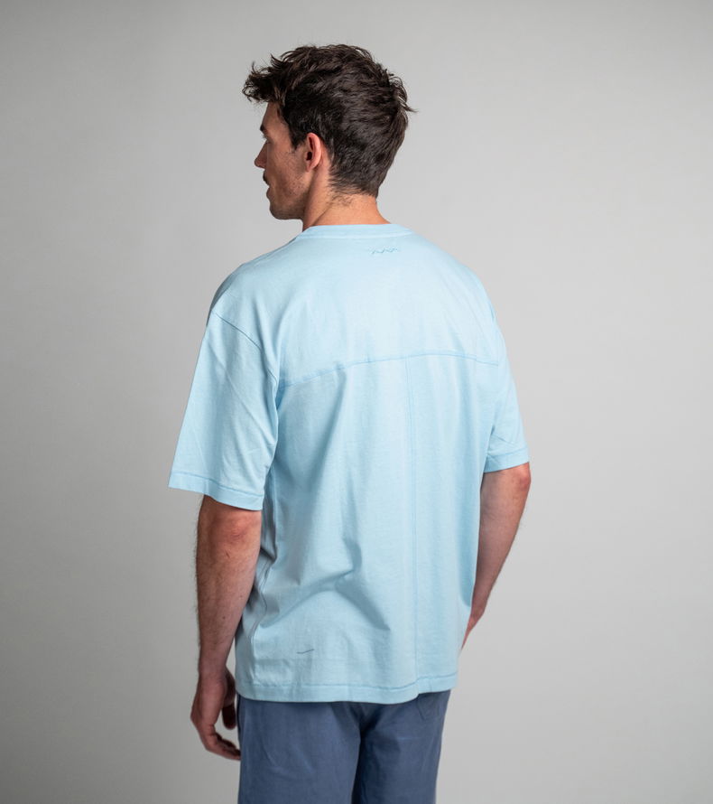 T-Shirt True men - 729 sky-blue - 48/S