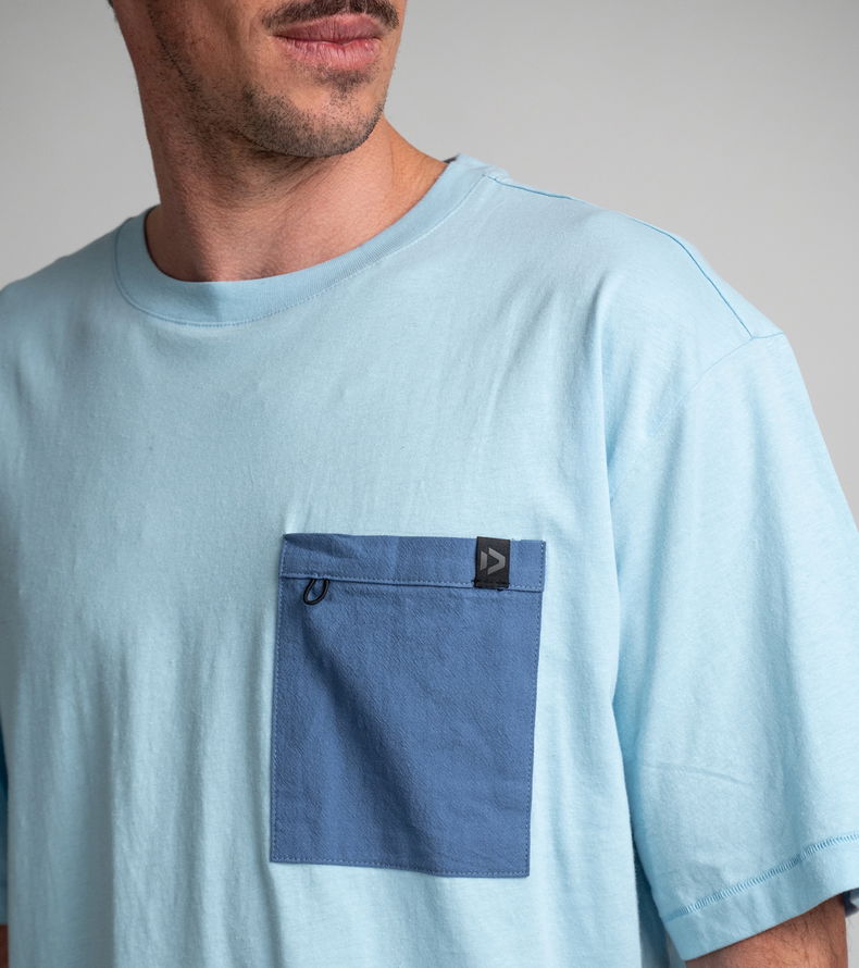 T-Shirt True men - 729 sky-blue - 48/S