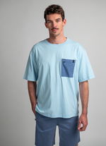 T-Shirt True men - 729 sky-blue - 48/S