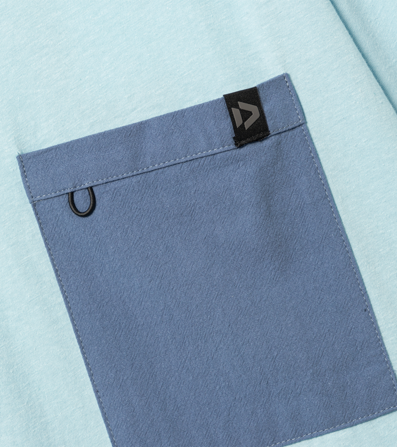 T-Shirt True men - 729 sky-blue - 48/S