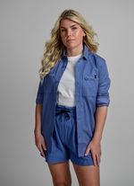 Shirt LS True unisex - 731 blue-horizon - 44/XXS