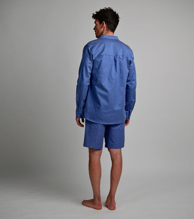 Shirt LS True unisex - 731 blue-horizon - 44/XXS