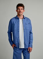 Shirt LS True unisex - 731 blue-horizon - 44/XXS