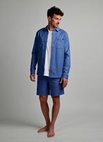 Shirt LS True unisex - 731 blue-horizon - 44/XXS