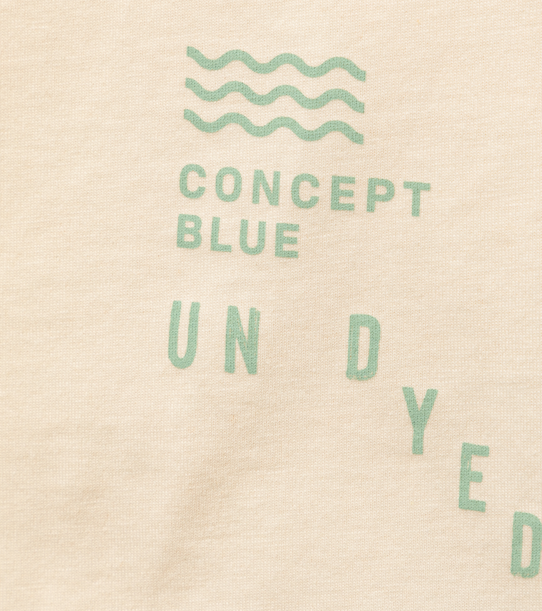 Tee SS CB undyed men - 106 undyed-cotton - 48/S