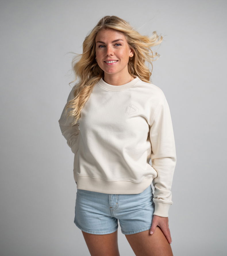 Sweater CB undyed women - 106 undyed-cotton - 34/XS