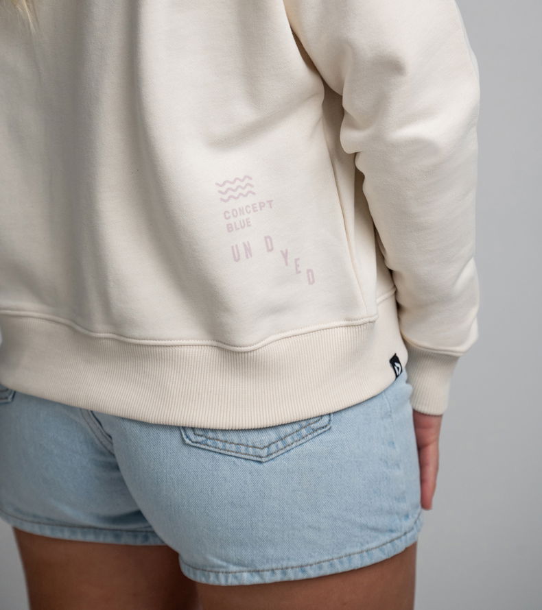 Sweater CB undyed women - 106 undyed-cotton - 34/XS