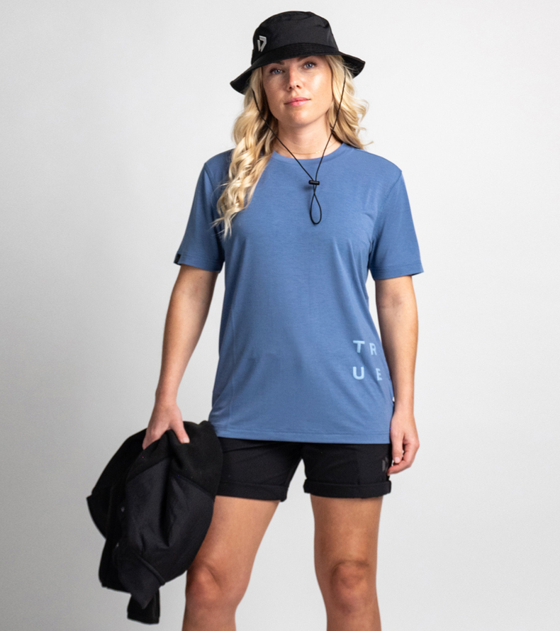 Tee DT Explore SS unisex - 731 blue-horizon - 48/S