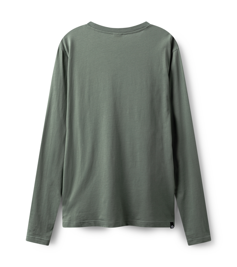 Tee Team LS unisex - 616 dusty-olive - 46/XS