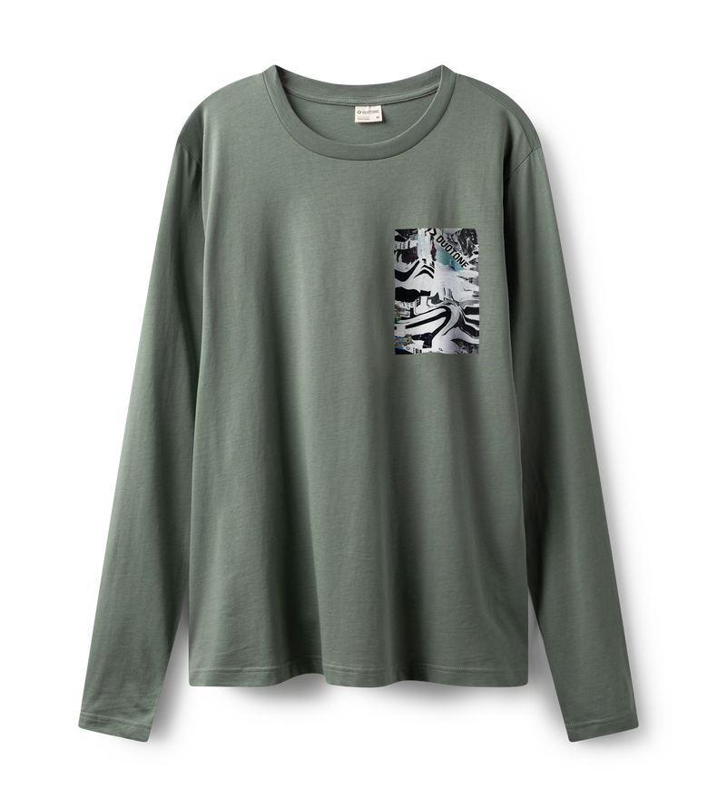 Tee Team LS unisex - 616 dusty-olive - 46/XS