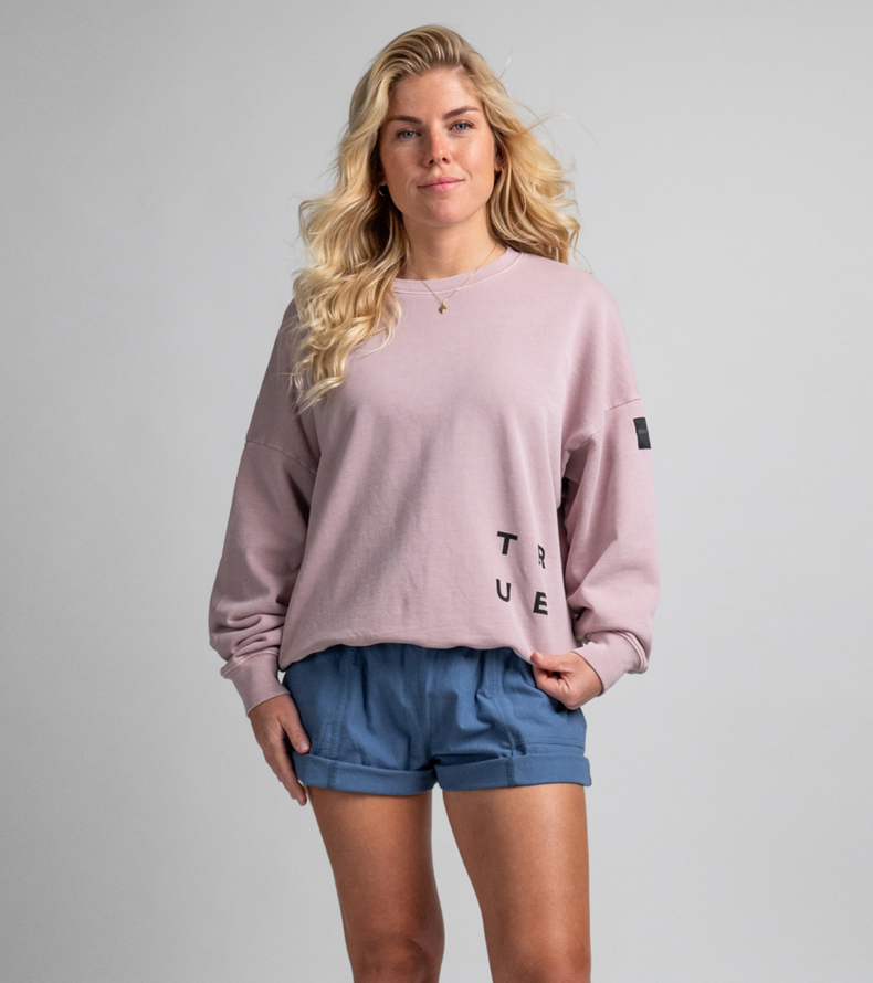 Sweater True Fade Out women - 068 violet-ice - 34/XS