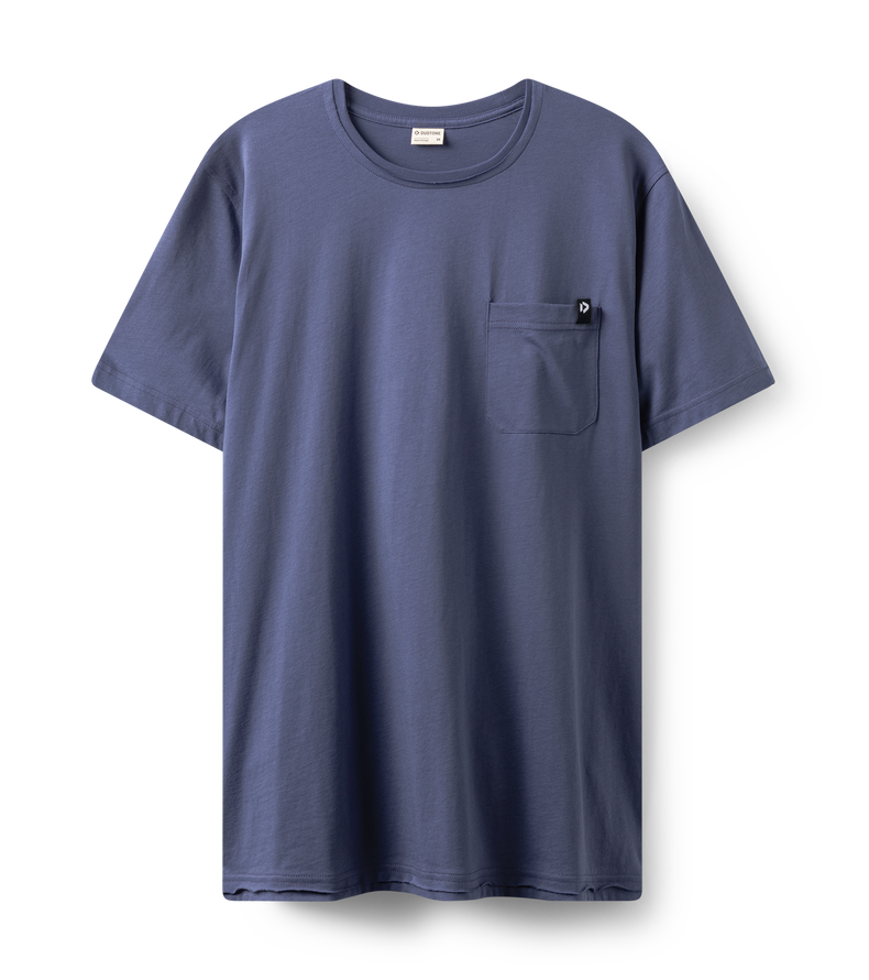 Tee Pocket SS men - 725 blue-indigo - 48/S