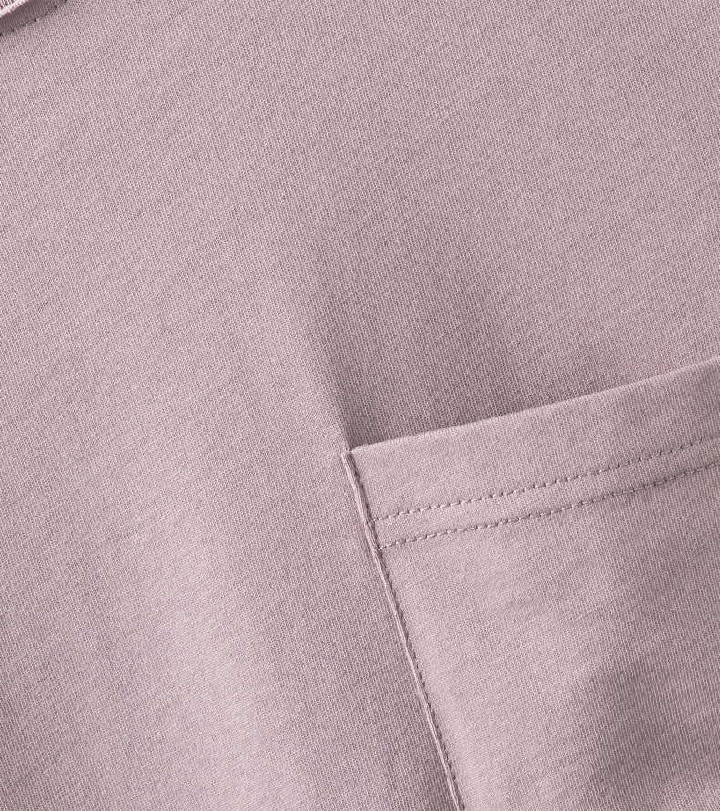 Tee Pocket SS men - 066 stormy-lavender - 48/S