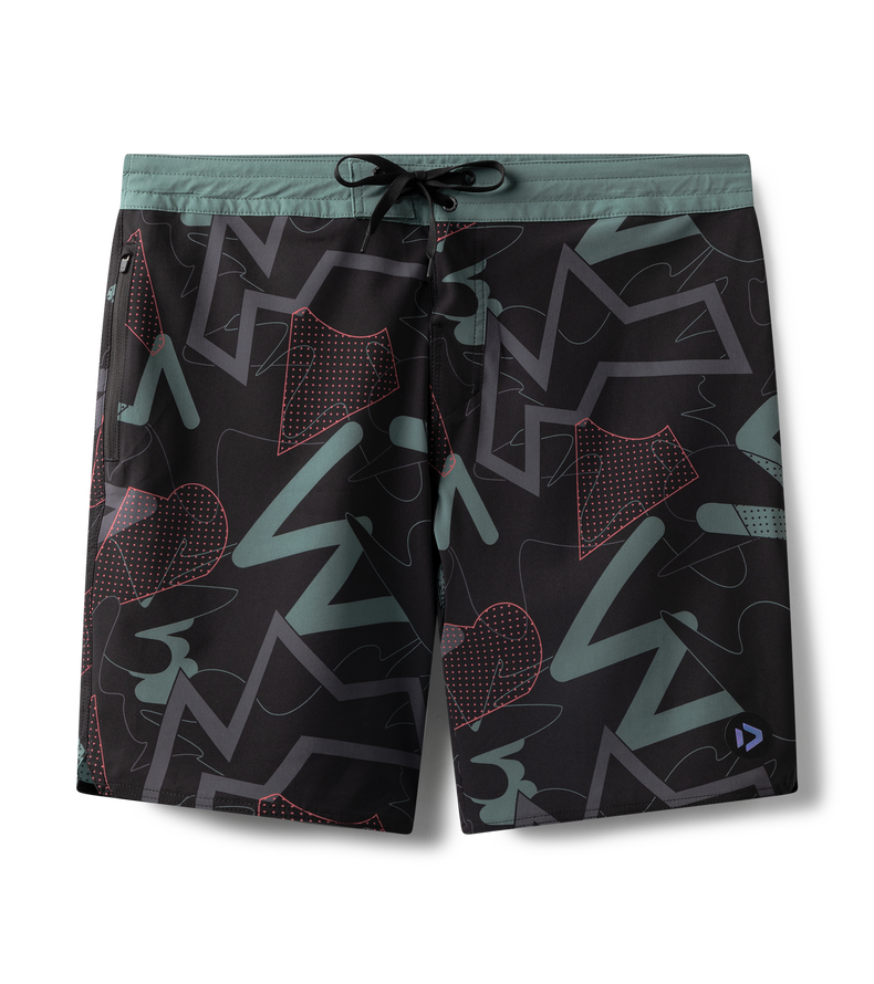 Boardshorts DT 19inch men - 900 black - 34/L