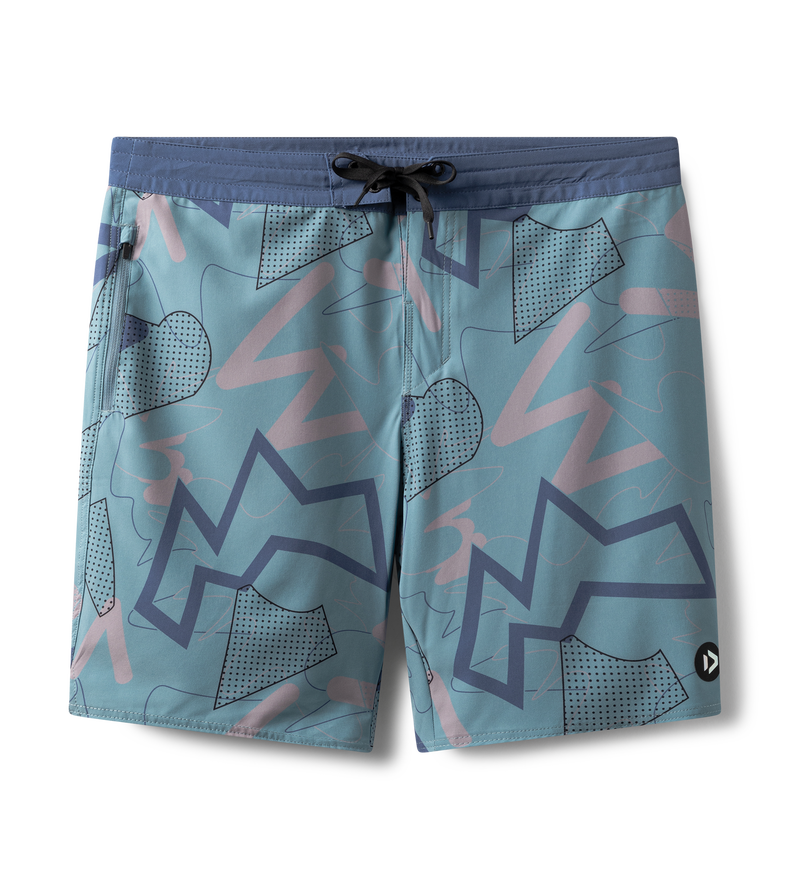 Boardshorts DT 19inch men - 724 blue-fog - 38/XXL