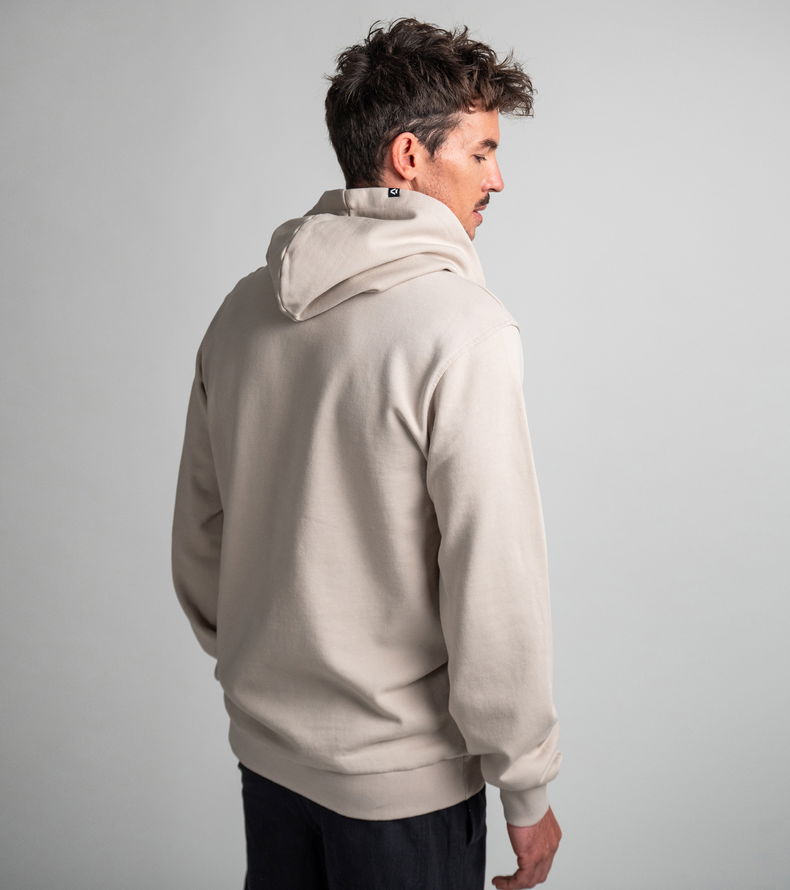 Hoody Logo unisex - 829 wet-sand - 46/XS