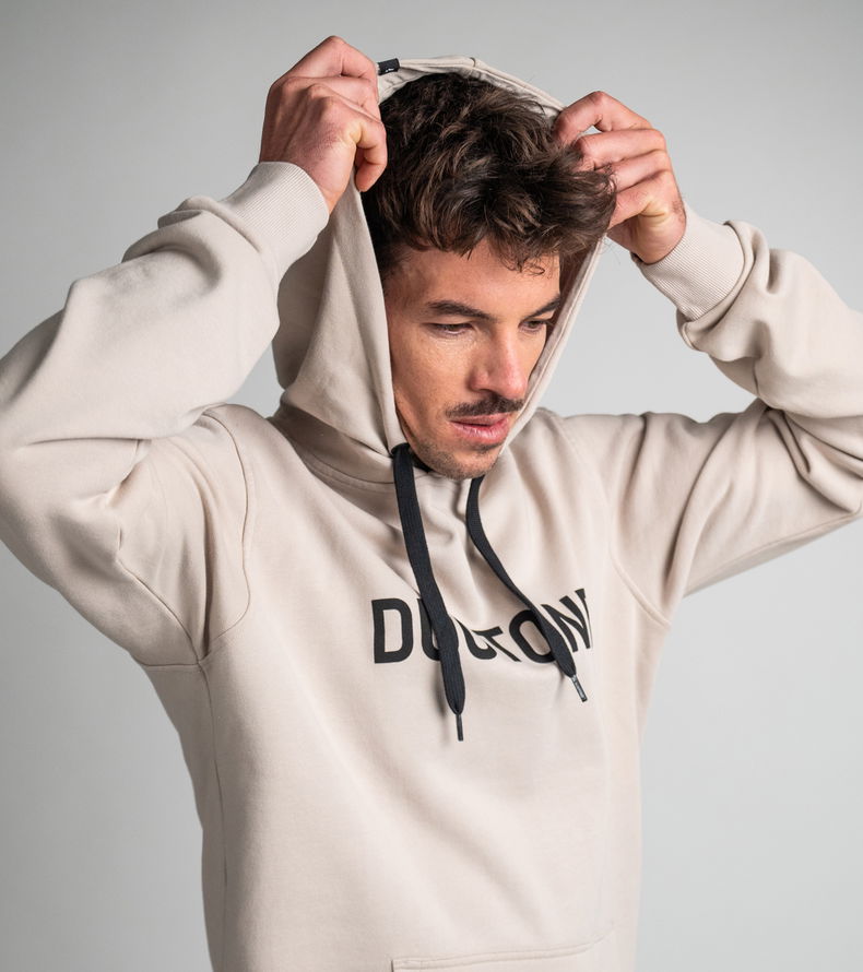 Hoody Logo unisex - 829 wet-sand - 46/XS