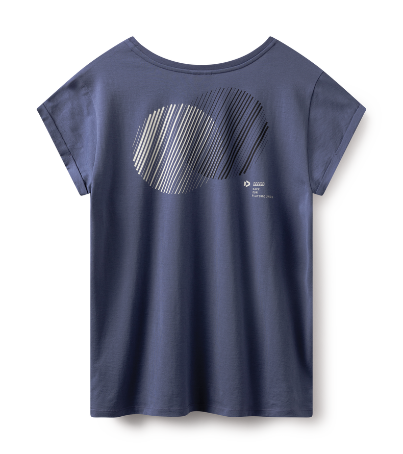 Tee Loop SS women - 725 blue-indigo - 34/XS
