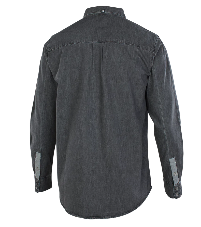 Shirt Denim LS men - 190 dark-grey - 48/S