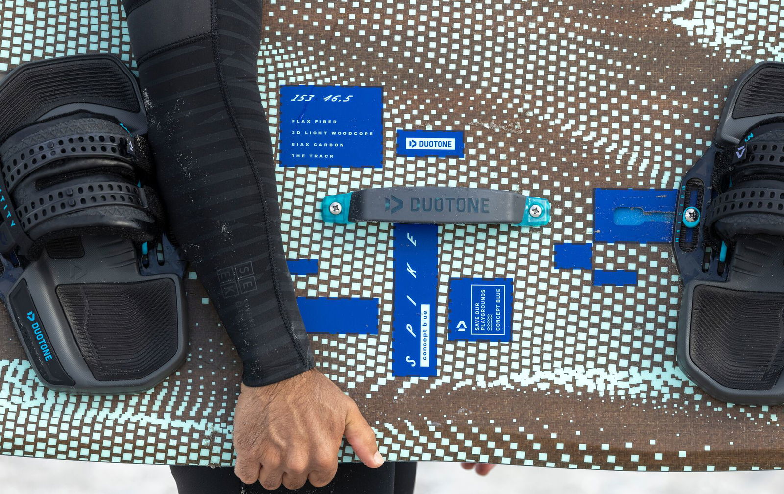 Duotone Kiteboarding Spike Concept Blue 2025 | Eco-Friendly