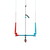 Trust Bar Quad Control - C54:turquoise/red - S-M/22-24