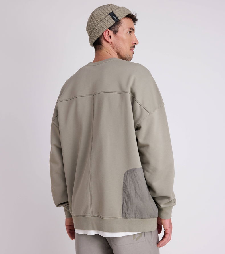 Sweater Explore unisex - 805 dusty-forrest - 44/XXS