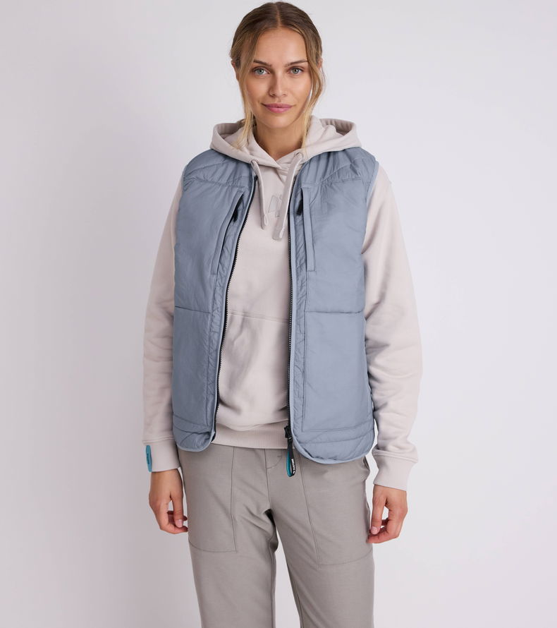 Vest Insulated Explore unisex - 739 dusty-blue - 44/XXS
