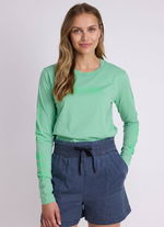 Longsleeve Originals Graphic unisex - 624 neptune-green - 44/XXS