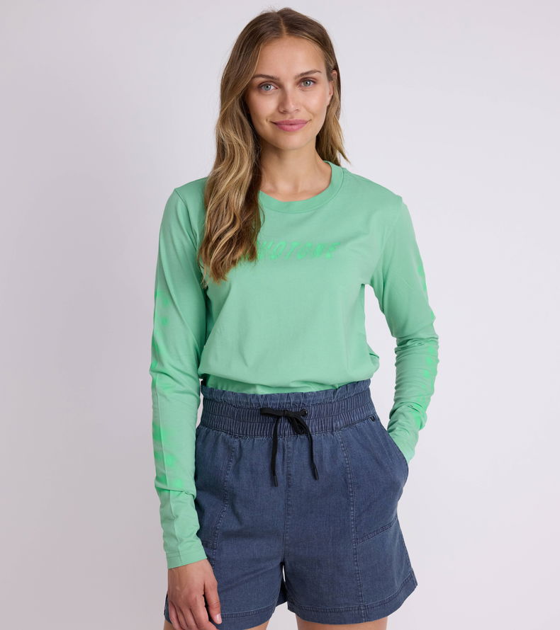 Longsleeve Originals Graphic unisex - 624 neptune-green - 44/XXS
