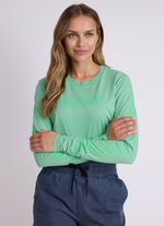 Longsleeve Originals Graphic unisex - 624 neptune-green - 44/XXS