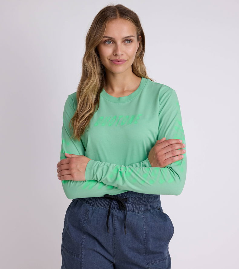 Longsleeve Originals Graphic unisex - 624 neptune-green - 44/XXS