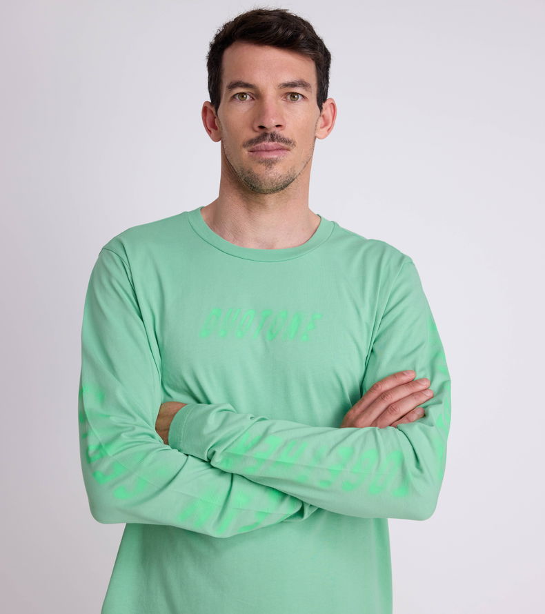 Longsleeve Originals Graphic unisex - 624 neptune-green - 44/XXS