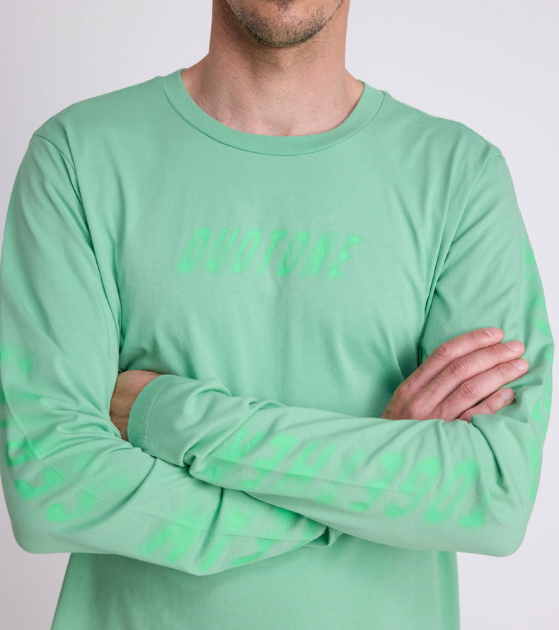 Longsleeve Originals Graphic unisex - 624 neptune-green - 44/XXS