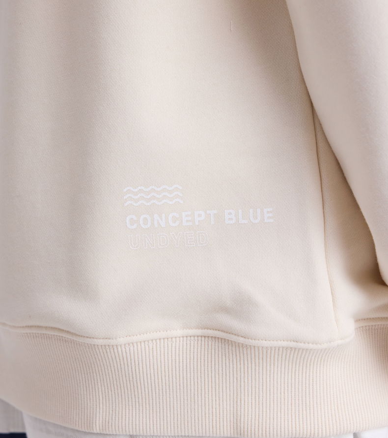 Sweater Concept Blue - 106 undyed-cotton - 48/S