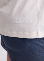 T-Shirt Concept Blue - 106 undyed-cotton - 34/XS