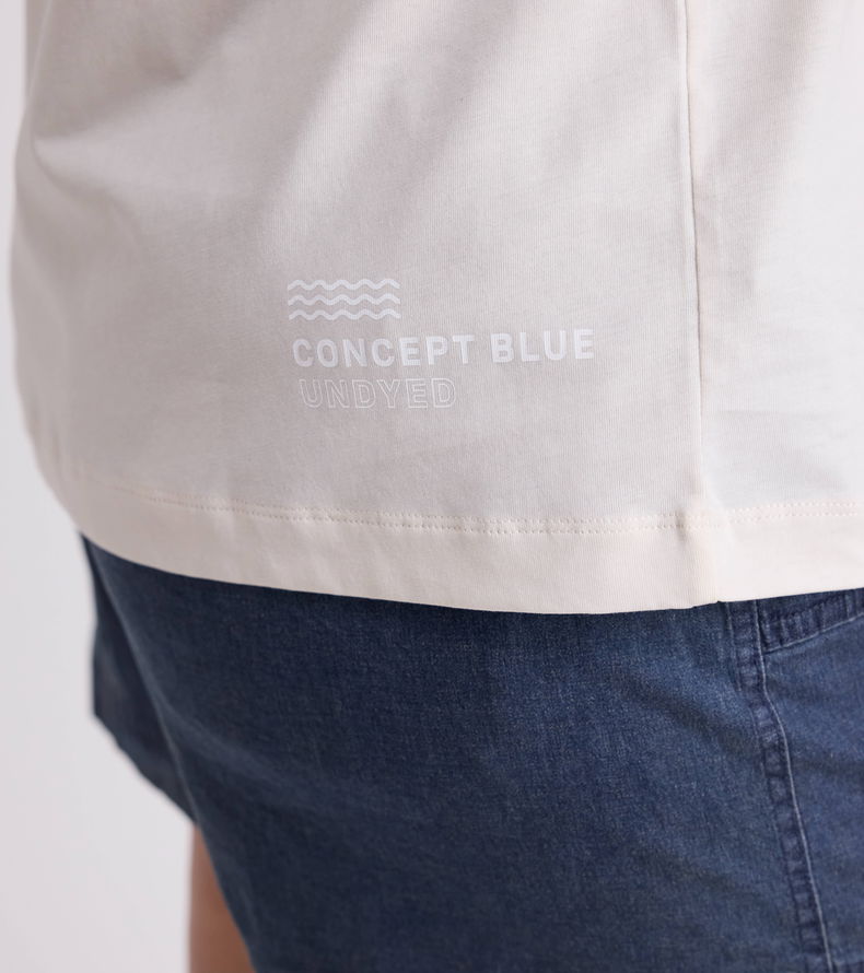 T-Shirt Concept Blue - 106 undyed-cotton - 34/XS