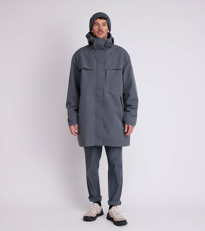 Coat Explore 2L unisex - 205 metal-grey - 44/XXS
