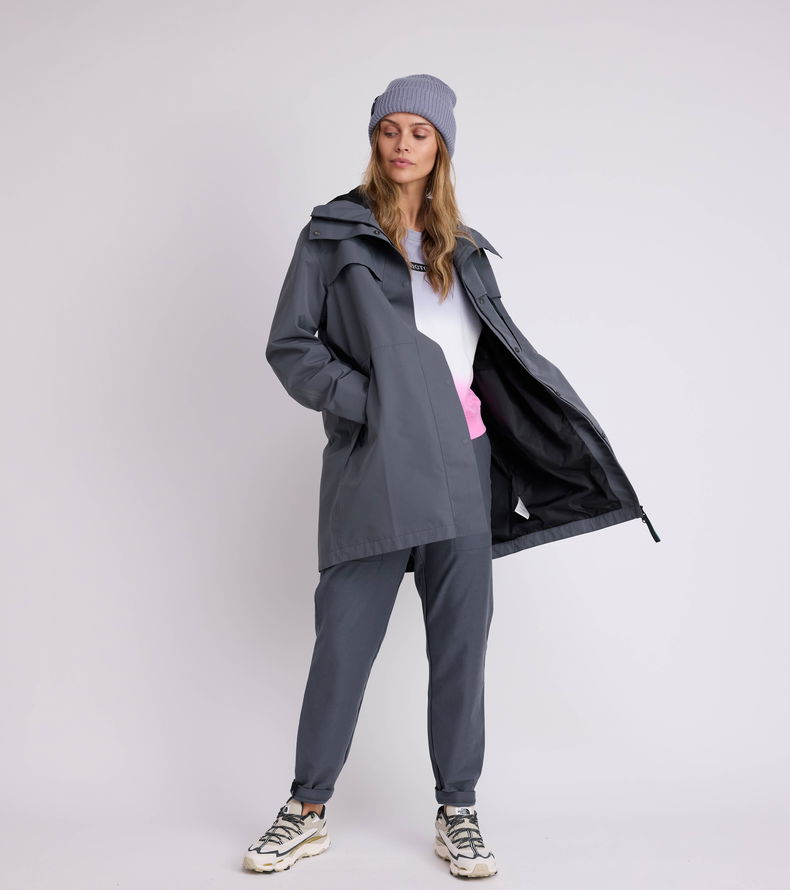 Coat Explore 2L unisex - 205 metal-grey - 44/XXS